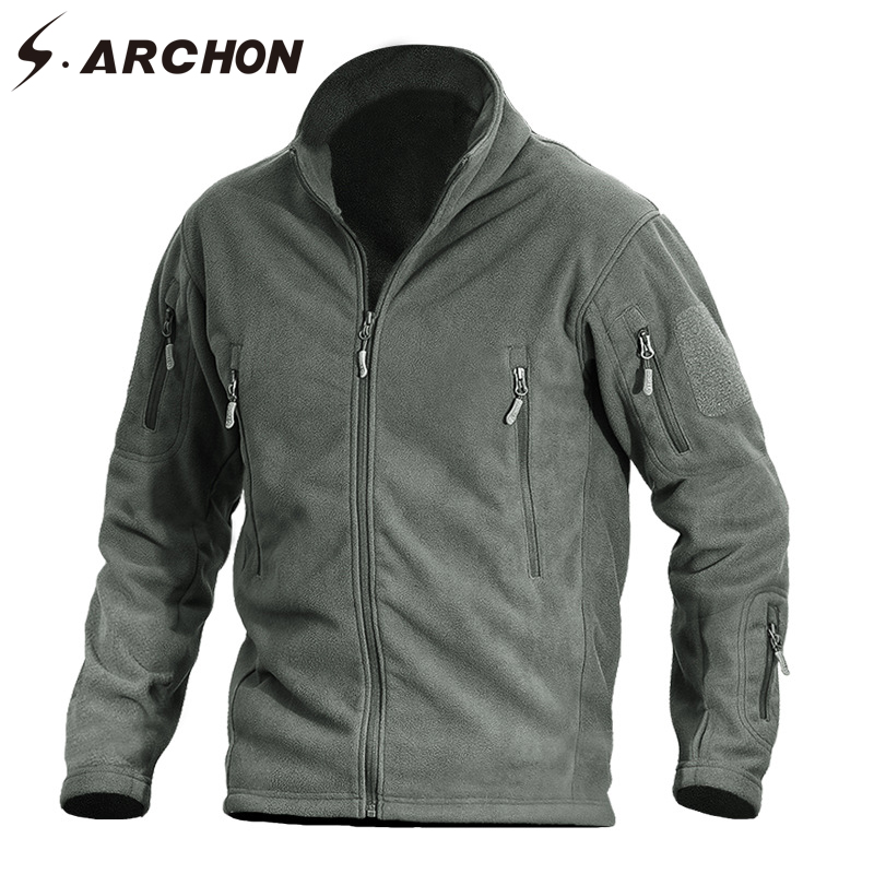 Man Warm Thicken Fleece Jacket Men Outdoor Casual Multi Pockets Soft Thermal Army Jacket Hiking Tactical Camping Coats, Black
Man Warm Thicken Fleece Jacket Men Outdoor Casual Multi Pockets Soft Thermal Army Jacket Hiking Tactical Camping Coats, Black