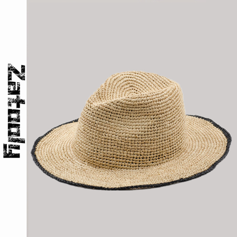 2020 new Handmade Weave Sun Hats For Women Jazz natural Lafite hat Straw Hat Outdoor Beach Summer Caps Chapeu Feminino, As shown
2020 new Handmade Weave Sun Hats For Women Jazz natural Lafite hat Straw Hat Outdoor Beach Summer Caps Chapeu Feminino, As shown