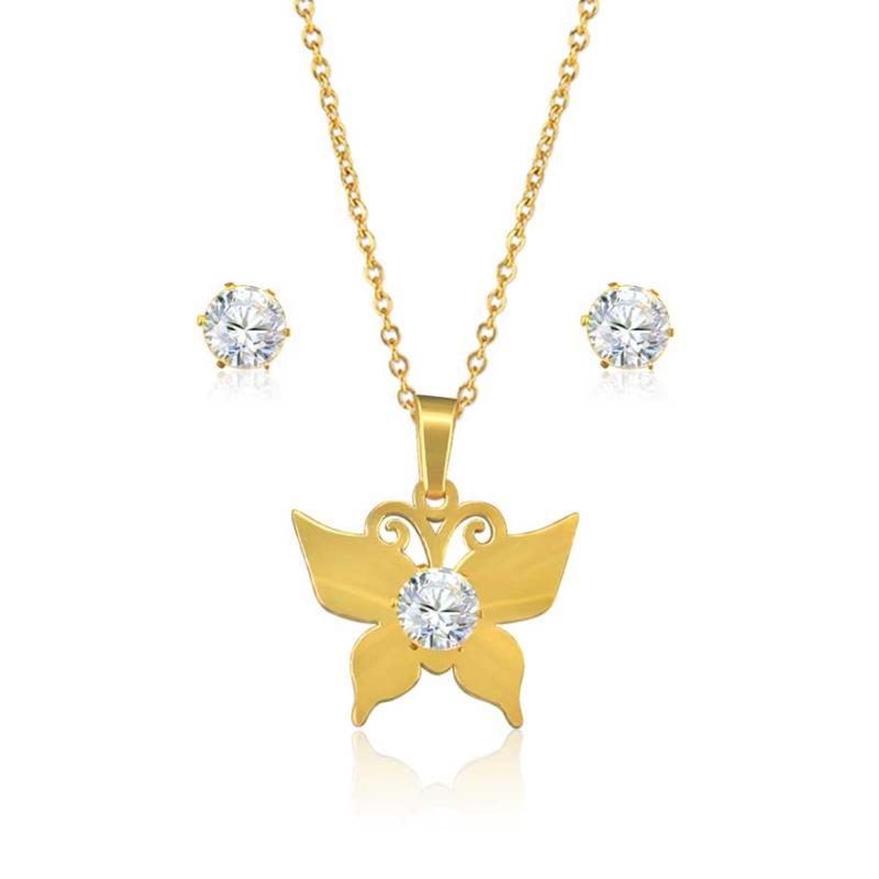OUFEI Butterfly Jewelry Sets necklaces & pendants chain choker necklace stud earrings stainless steel jewellery jewerly colier, As pic
OUFEI Butterfly Jewelry Sets necklaces & pendants chain choker necklace stud earrings stainless steel jewellery jewerly colier, As pic