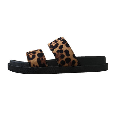 2020 summer casual platform slippers women's doubles with leopard print beach large size women's sandals and slippers, Black
2020 summer casual platform slippers women's doubles with leopard print beach large size women's sandals and slippers, Black