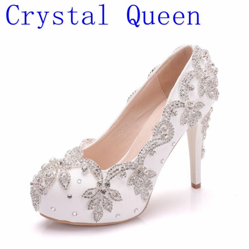 Crystal Wedding Shoes Bride Heels Crystal Pumps Day Evening Party Luxury 11cm Square Heel Plus Size White Blue ABcolor
Crystal Wedding Shoes Bride Heels Crystal Pumps Day Evening Party Luxury 11cm Square Heel Plus Size White Blue ABcolor