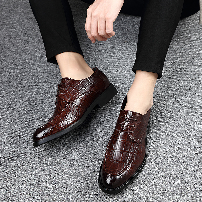 2020 New Year Mens Shoes Spring New Model Korean Lace-up Large Foreign Trade Wedding Shoes Mens Business Dress Shoes Mens Fashion, Black
2020 New Year Mens Shoes Spring New Model Korean Lace-up Large Foreign Trade Wedding Shoes Mens Business Dress Shoes Mens Fashion, Black