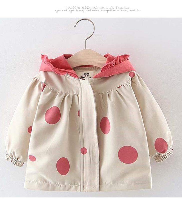 2020 toddler girl fall clothes for kids baby trench coat girls jacket coats infantil children clothes hooded outwear windbreaker