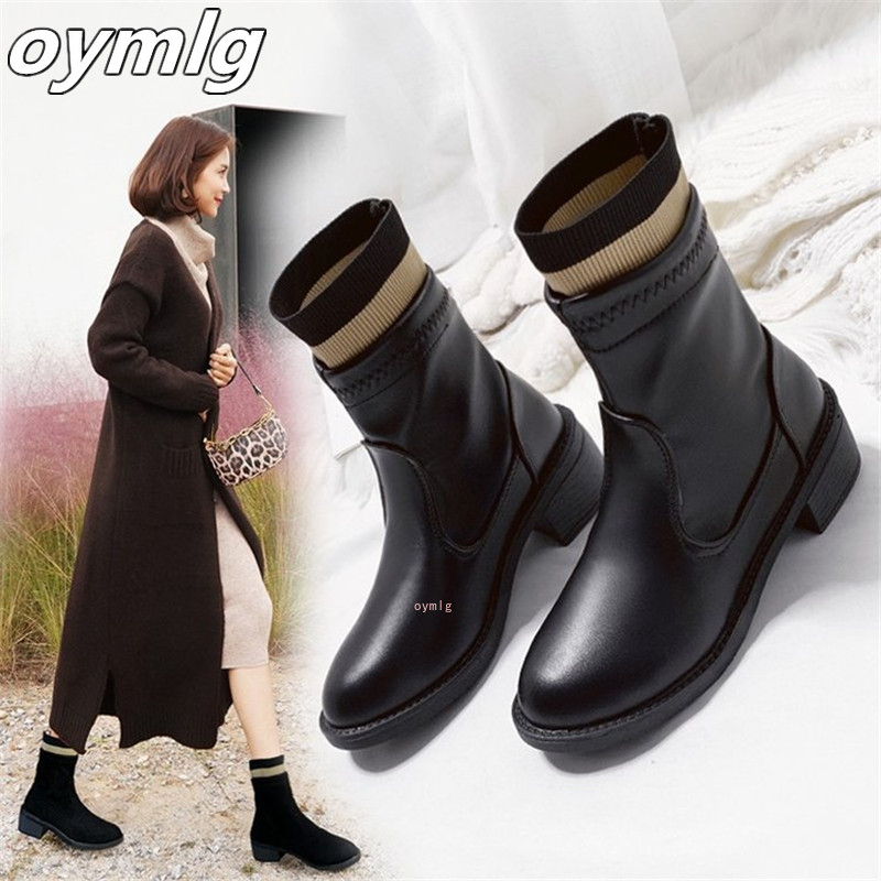2020 New Women Boots high quality Leather Boots Autumn Winter Women warm ankle Anti-slip Set foot Botas Mujer, Black suede
2020 New Women Boots high quality Leather Boots Autumn Winter Women warm ankle Anti-slip Set foot Botas Mujer, Black suede