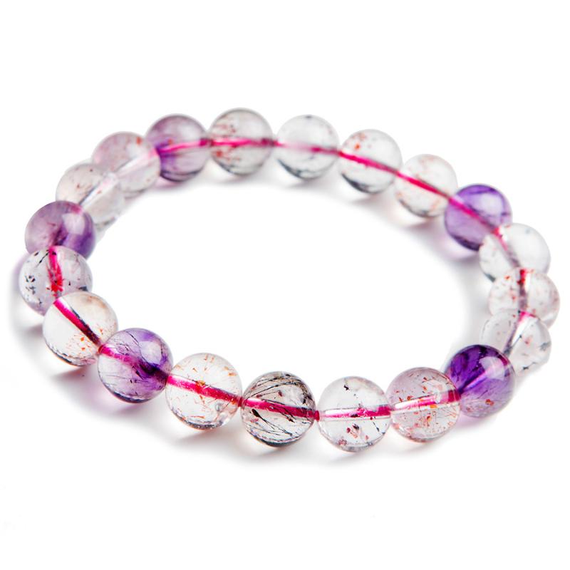 9.5mm Natural Genuine Super Seven Melody Stone Round Crystal Beads Stretch Charm Bracelet For Women
9.5mm Natural Genuine Super Seven Melody Stone Round Crystal Beads Stretch Charm Bracelet For Women