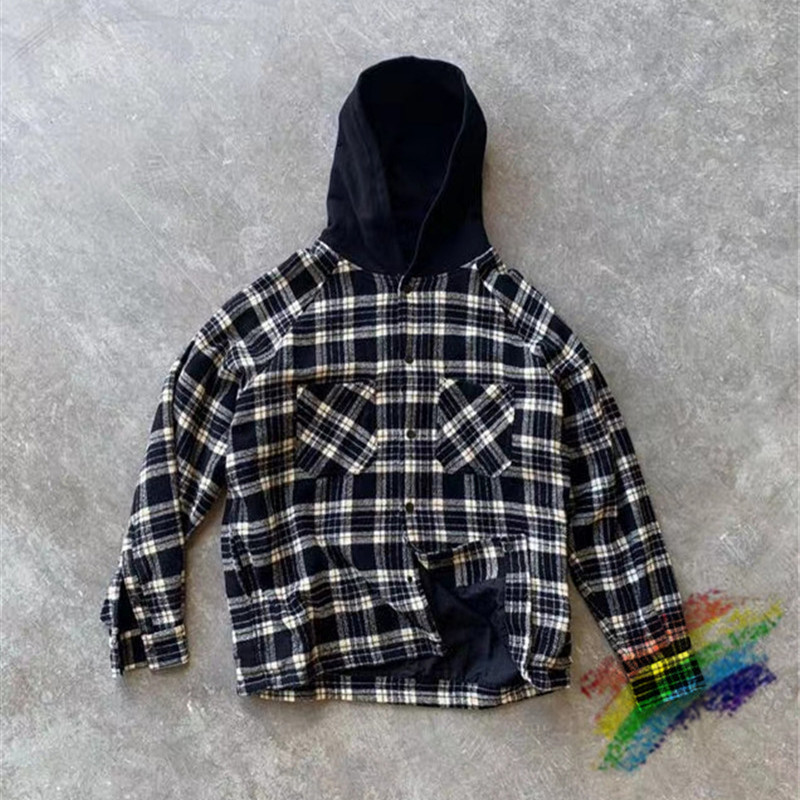 Hooded Shirt Men Women 1 Best Quality Plaid Shirt Thick Autumn Winter T-Shirt, White;black
Hooded Shirt Men Women 1 Best Quality Plaid Shirt Thick Autumn Winter T-Shirt, White;black