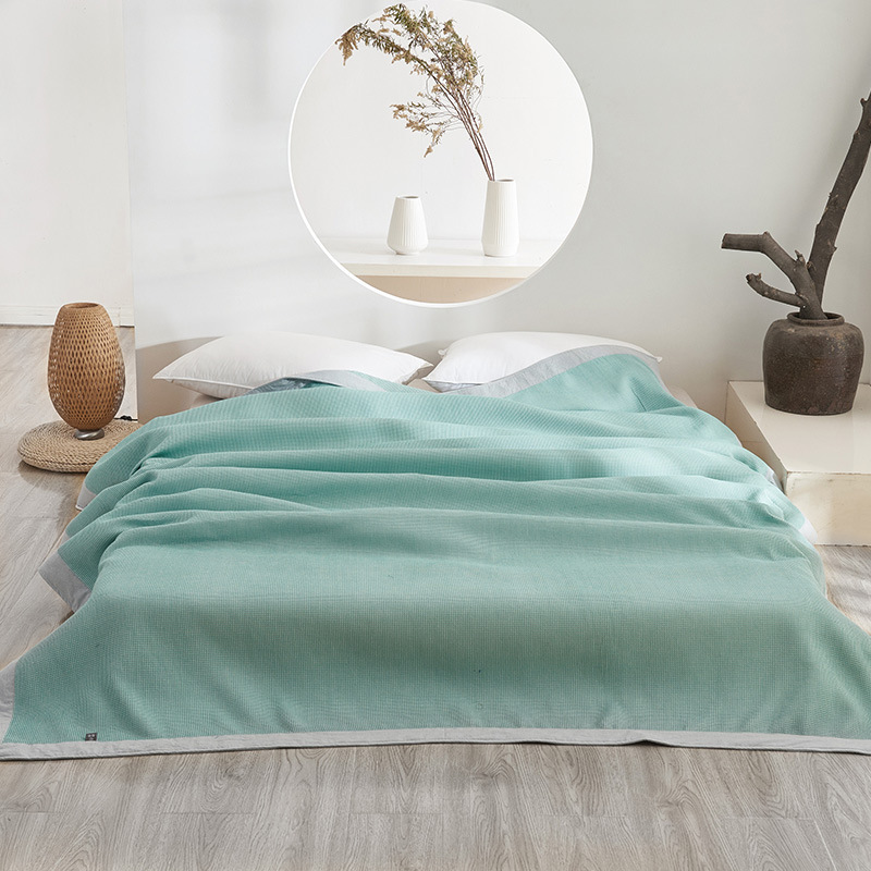 Pure Cotton Three Layer Gauze Towel Blanket Stripe Soft Breathable Couples Blanket for Adult Summer Travel Bed Sofa TV Bedspread
Pure Cotton Three Layer Gauze Towel Blanket Stripe Soft Breathable Couples Blanket for Adult Summer Travel Bed Sofa TV Bedspread