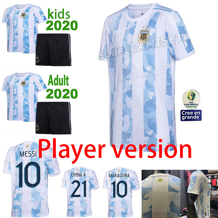 Player Version 20 21 Copa América Argentina home Soccer Jerseys #10 MESSI #21 DYBALA 19 20 Soccer Shirt 20 21 National team football Shirt, Black;yellow
Player Version 20 21 Copa América Argentina home Soccer Jerseys #10 MESSI #21 DYBALA 19 20 Soccer Shirt 20 21 National team football Shirt, Black;yellow