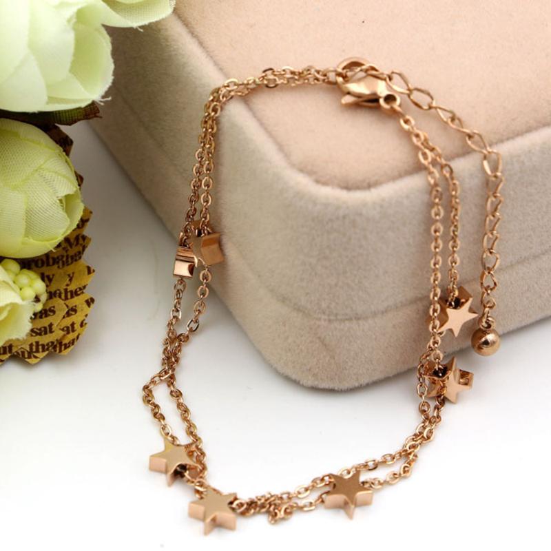 Stainless Steel Gold Star Chain Link Bracelet Friendship Gift Handmade Dainty Bracelet Lucky Beads Adjustable Chain Bracelets
Stainless Steel Gold Star Chain Link Bracelet Friendship Gift Handmade Dainty Bracelet Lucky Beads Adjustable Chain Bracelets