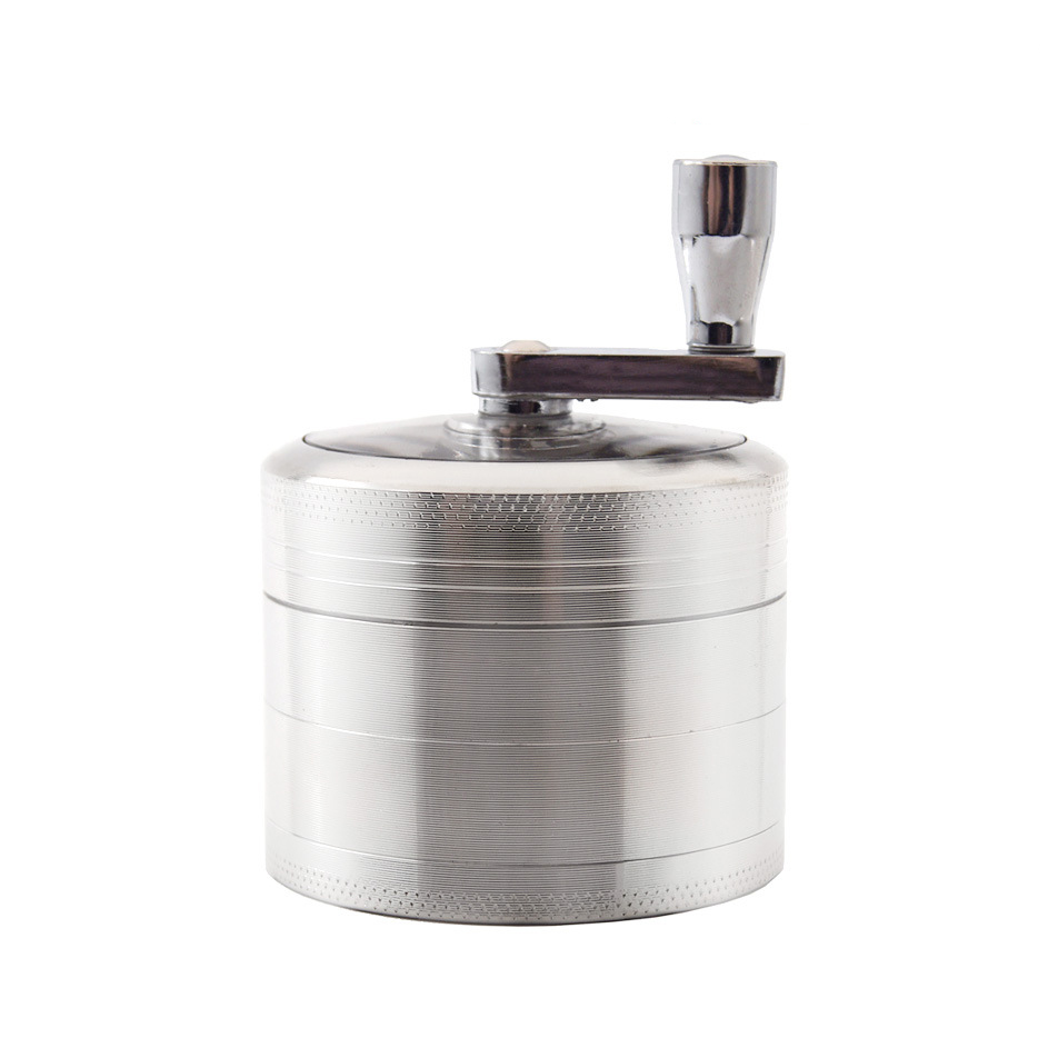 Other Smoking Accessories 55mm Hand Crank Tobacco Herb Grinder 4 Layers Zinc Alloy Grinders Cigarette Spice Crusher With Handle Sharpstone
Other Smoking Accessories 55mm Hand Crank Tobacco Herb Grinder 4 Layers Zinc Alloy Grinders Cigarette Spice Crusher With Handle Sharpstone