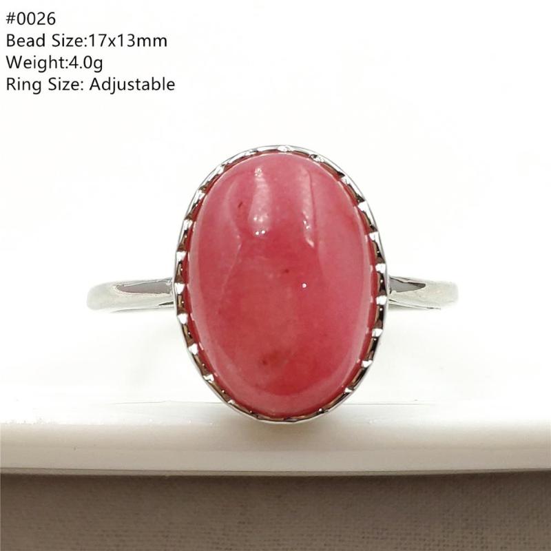 Genuine Natural Rose Rhodonite Women Men Adjustable Size Ring 16x12mm Best Bead Love 925 Sterling Silver Jewelry
Genuine Natural Rose Rhodonite Women Men Adjustable Size Ring 16x12mm Best Bead Love 925 Sterling Silver Jewelry