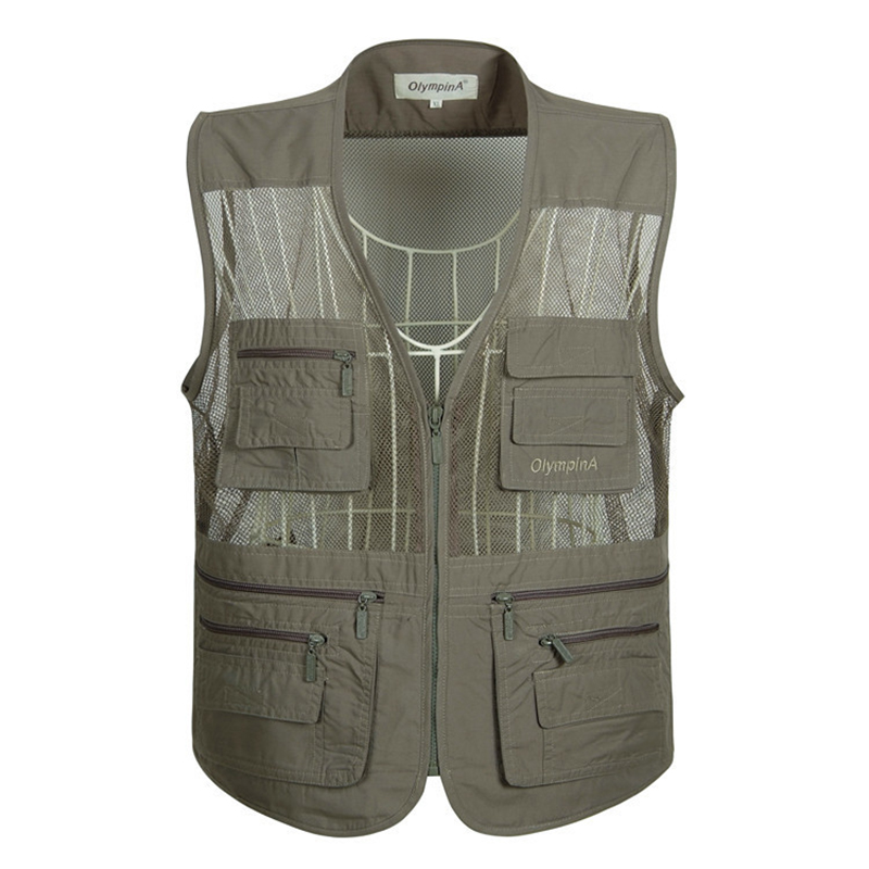 Free Shipping New Mesh Vests for Shooting Men Multi-pocket Photographer Vest Reporter Director Vest XL, Green
Free Shipping New Mesh Vests for Shooting Men Multi-pocket Photographer Vest Reporter Director Vest XL, Green