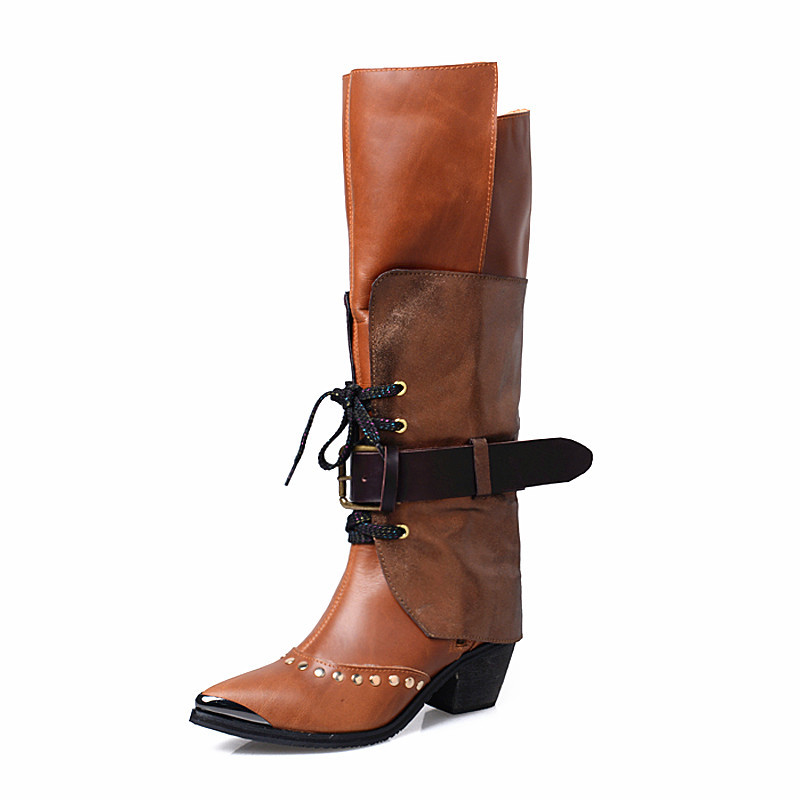 Winter 100% Real Leather Over The Knee Boots Women Luxury Light Bronw Rivet Thigh High Boots Pointed Toe Thick Heels Shoes 34-40, Model
Winter 100% Real Leather Over The Knee Boots Women Luxury Light Bronw Rivet Thigh High Boots Pointed Toe Thick Heels Shoes 34-40, Model