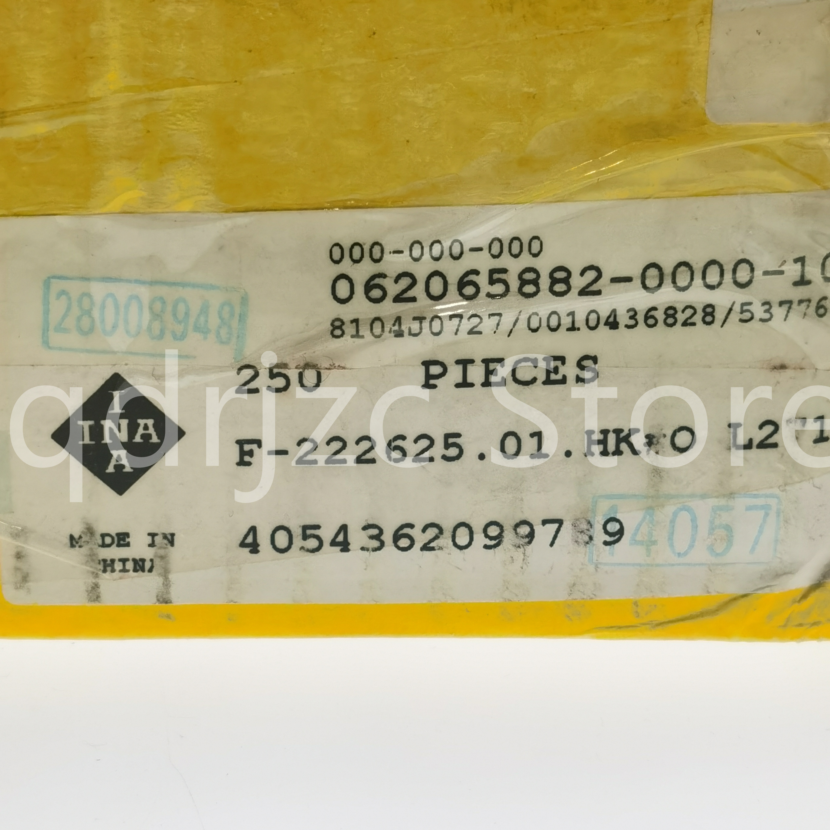 INA needle roller bearing F-222625.01 HK#O L271 HK172518RS = HKS17X25X18 17mm X 25mm X 18mm
INA needle roller bearing F-222625.01 HK#O L271 HK172518RS = HKS17X25X18 17mm X 25mm X 18mm