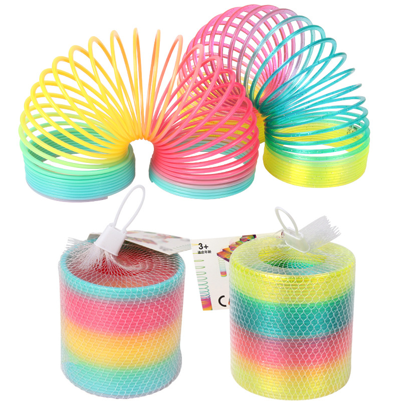 Rainbow Circle Funny Toys Early Development Educational Folding Plastic Spring Coil Children's Creative Magical Toys
Rainbow Circle Funny Toys Early Development Educational Folding Plastic Spring Coil Children's Creative Magical Toys