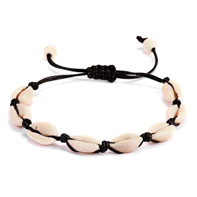 Rinhoo Natural Seashell Handmade Braided Bracelet shell Black rope adjustable bracelet For women trend gift jewelry Accessories
Rinhoo Natural Seashell Handmade Braided Bracelet shell Black rope adjustable bracelet For women trend gift jewelry Accessories