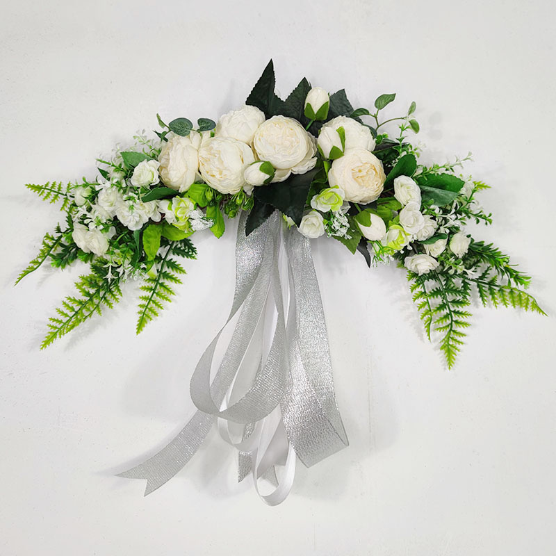 Artificial wreath door threshold flower DIY wedding home living room party pendant wall decor Christmas garland gift rose peony, Yellow
Artificial wreath door threshold flower DIY wedding home living room party pendant wall decor Christmas garland gift rose peony, Yellow