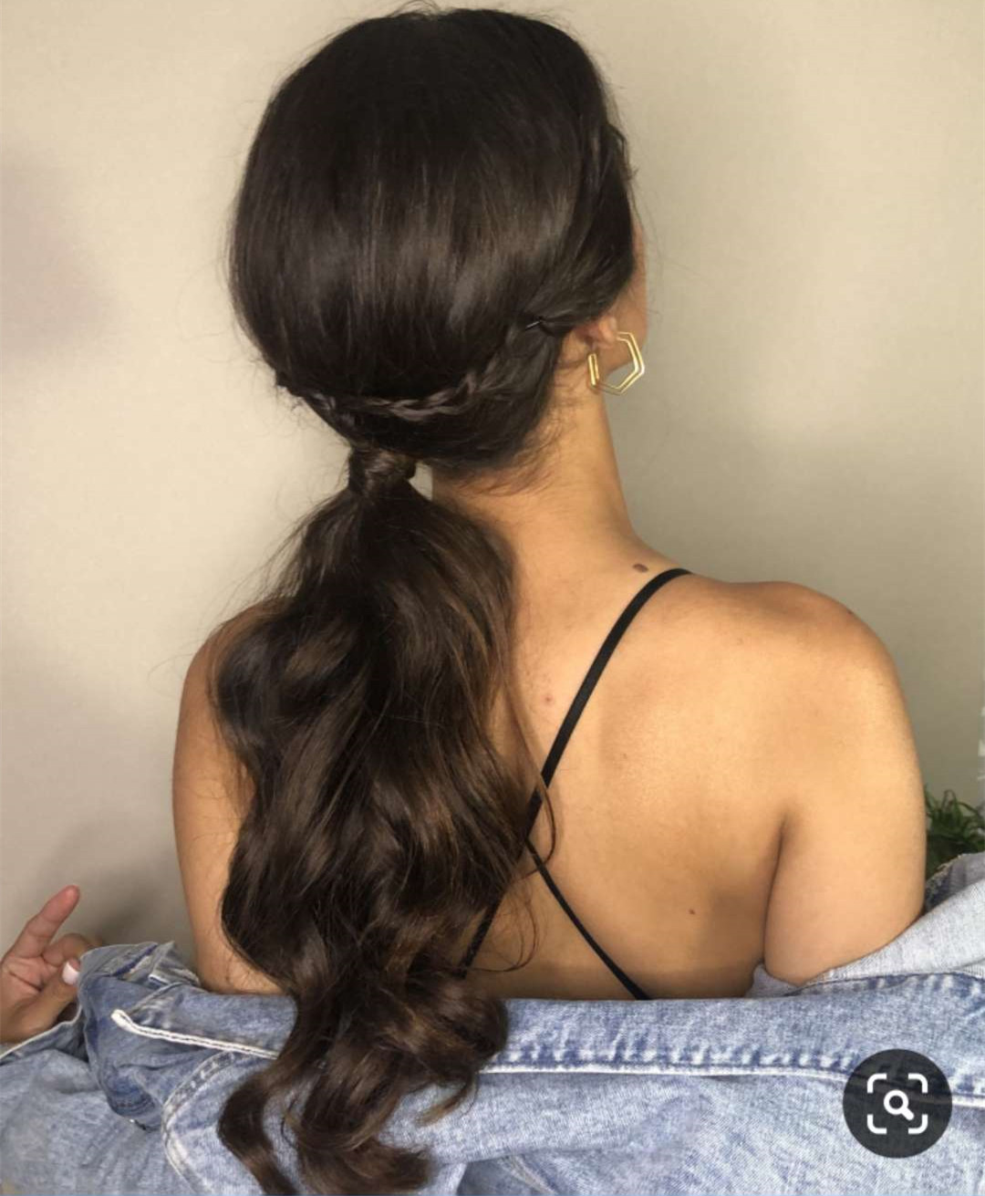 Long wavy ponytail hairstyle for black women horsetail brazilian remy human hair black brown ponytail hairpiece wraps hair extension 140g