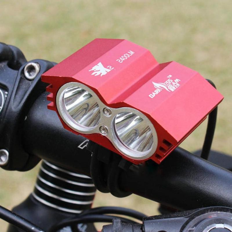 Waterproof USB Bike Light 2400LM 2 X T6 LED Front Bicycle Headlight Dual Lamps for Cycling No Battery
Waterproof USB Bike Light 2400LM 2 X T6 LED Front Bicycle Headlight Dual Lamps for Cycling No Battery