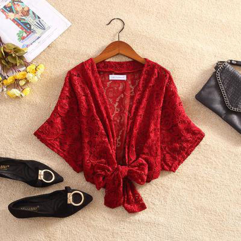 New 2020 Summer Women Jackets Short Sleeve Solid Loose Lace Small Shawl Coat Fashion Ladies Casual All Match Crop Top Abrigos
New 2020 Summer Women Jackets Short Sleeve Solid Loose Lace Small Shawl Coat Fashion Ladies Casual All Match Crop Top Abrigos