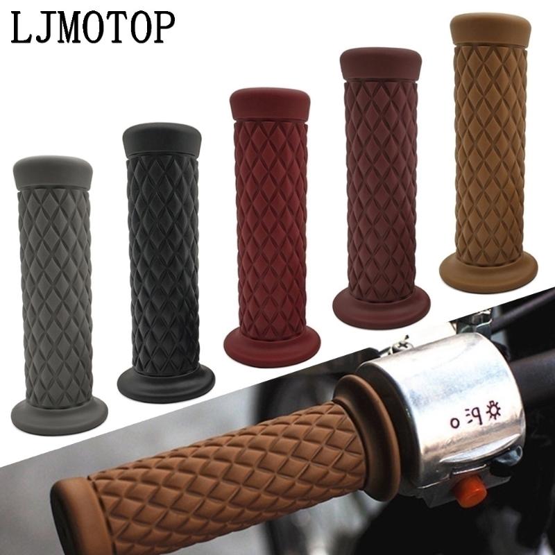 Universal 7/8" 22mm Motorcycle Grips Retro Handle Rubber Handlebar Grip For TMAX 530 XP500 XP530 TX125 Adventure YZ80
Universal 7/8" 22mm Motorcycle Grips Retro Handle Rubber Handlebar Grip For TMAX 530 XP500 XP530 TX125 Adventure YZ80