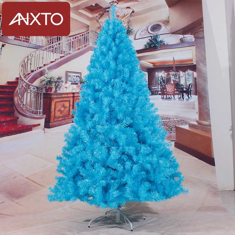 180cm Christmas tree black blue artificial Christmas tree decorations merry decorations for home free shipping