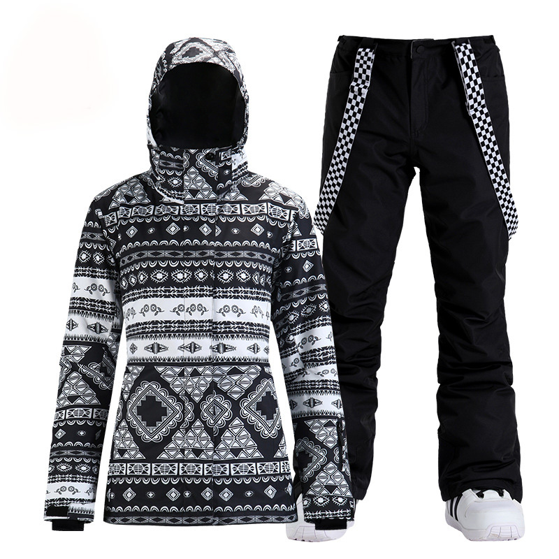 SMN black Mayan style Women's Snow Suit wear Snowboard Clothes Waterproof Costumes Winter Outdoor Ski Jacket + Snow pants cheap, Picture jacket
SMN black Mayan style Women's Snow Suit wear Snowboard Clothes Waterproof Costumes Winter Outdoor Ski Jacket + Snow pants cheap, Picture jacket