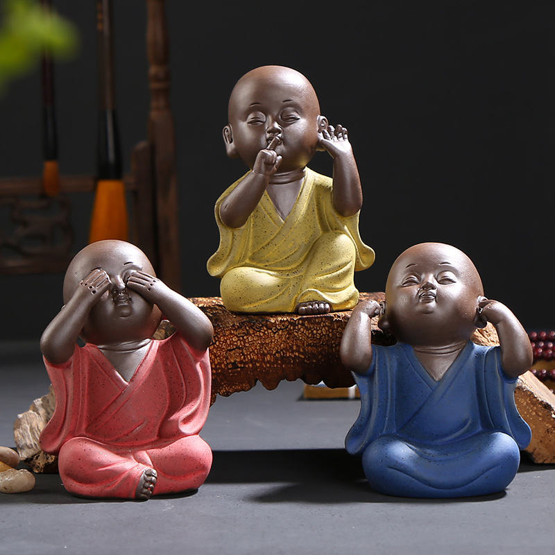 pet three not s monk decorative ceramic characters set up a table accessories home for life room
pet three not s monk decorative ceramic characters set up a table accessories home for life room