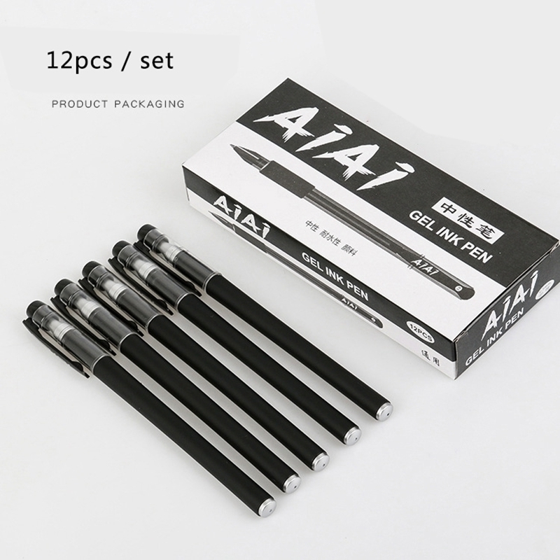12pcs/lot 0.5mm Pens Black Ink Bullet Pen Writing Stationery Office School Supplies Business Meeting Wholesale Signature Pen Pluma De Firma
12pcs/lot 0.5mm Pens Black Ink Bullet Pen Writing Stationery Office School Supplies Business Meeting Wholesale Signature Pen Pluma De Firma