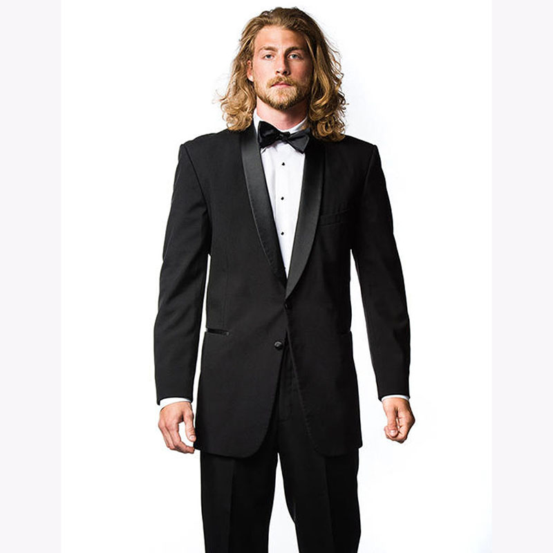 Classic Style Shawl Lapel Two Buttons Men Wedding Dress Suits Set 2020 black 2 piece mens suit man Costume Homme (Jacket+Pants, As the image
Classic Style Shawl Lapel Two Buttons Men Wedding Dress Suits Set 2020 black 2 piece mens suit man Costume Homme (Jacket+Pants, As the image