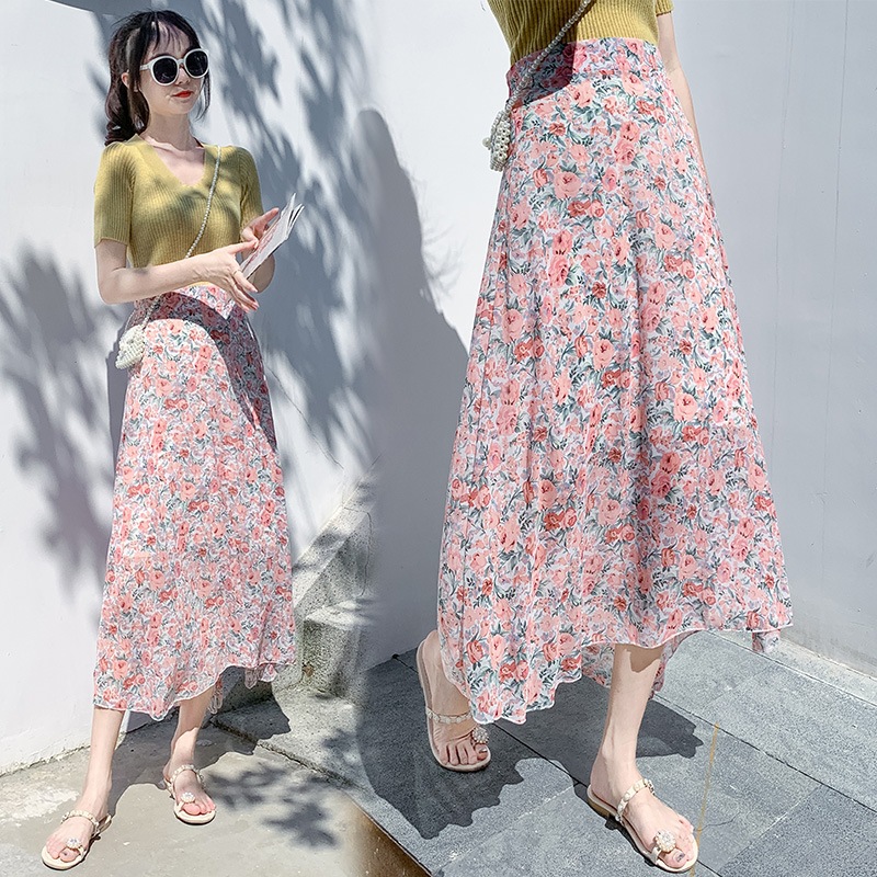 VOOCIEC New Fresh style fashion elegant skirt women's 2020 summer leisure slim high waist irregular Daisy floral skirt female
VOOCIEC New Fresh style fashion elegant skirt women's 2020 summer leisure slim high waist irregular Daisy floral skirt female