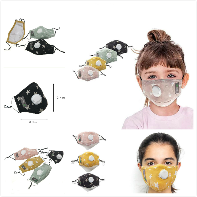 Polyester cotton children's mask with breathing valve filter PM2.5 active carbon masks Children fashion Breathable face shield kids
Polyester cotton children's mask with breathing valve filter PM2.5 active carbon masks Children fashion Breathable face shield kids