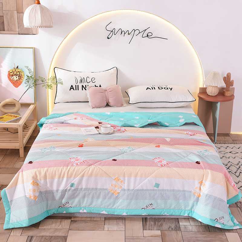 AB Version Double-sided Home Bed Quilt Soft Breathable Air-conditioning Quilt Summer Home Travel Soft Cover Blanket, Model 10
AB Version Double-sided Home Bed Quilt Soft Breathable Air-conditioning Quilt Summer Home Travel Soft Cover Blanket, Model 10