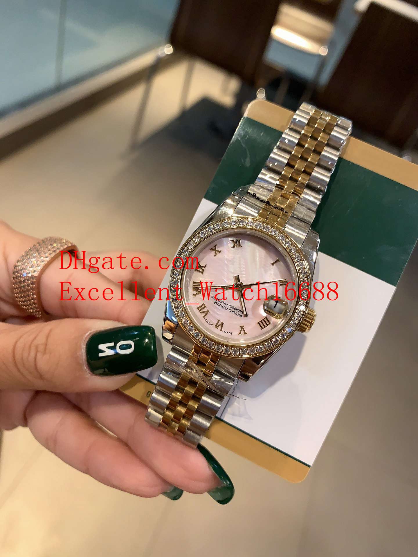 10 Hot Sell Ladies watches PearlMaster 31 mm 116243 178383 279171 279173 279381 278273 Diamond Bezel Sapphire Glass Asia 2813 Automatic M
10 Hot Sell Ladies watches PearlMaster 31 mm 116243 178383 279171 279173 279381 278273 Diamond Bezel Sapphire Glass Asia 2813 Automatic M