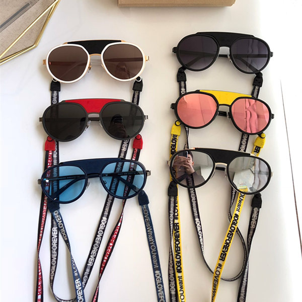 New fashion women 2210 sunglasses round retro frame with rope color coated lens avant-garde pop style uv400 lens top quality, White;black
New fashion women 2210 sunglasses round retro frame with rope color coated lens avant-garde pop style uv400 lens top quality, White;black