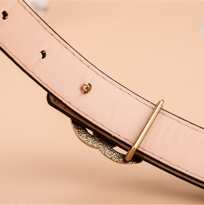 Hot Sell Kids Belts Retail And Wholesale Fashion Children Classic Pearl Needle Buckle PU Waistbands Mat Teenager Elegant Belt Gifts.