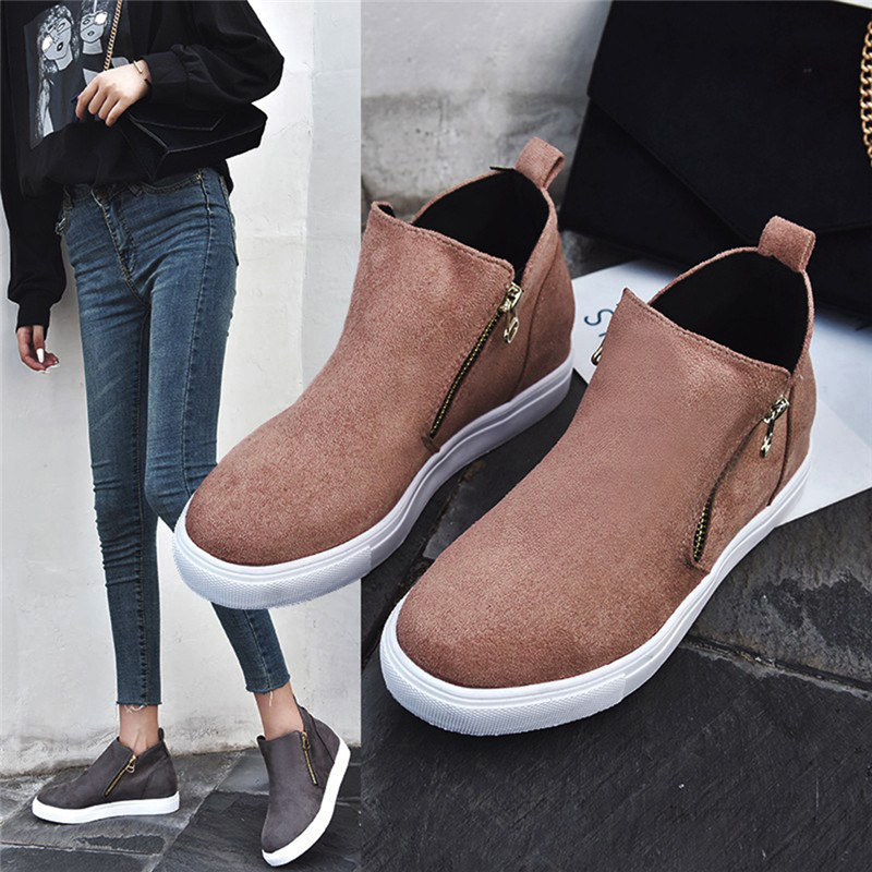 Women Ankle Boots Vulcanize Shoes Ladies Sneakers Basket Femme Casual Shoes Tenis Feminino High Top Flat Trainers Women, Black
Women Ankle Boots Vulcanize Shoes Ladies Sneakers Basket Femme Casual Shoes Tenis Feminino High Top Flat Trainers Women, Black