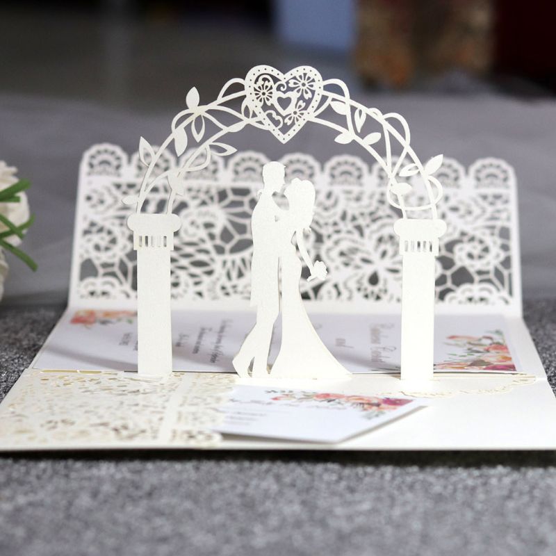10 Pcs 3D European Style Wedding Invitation Card with Envelope Kits Party Supply
10 Pcs 3D European Style Wedding Invitation Card with Envelope Kits Party Supply