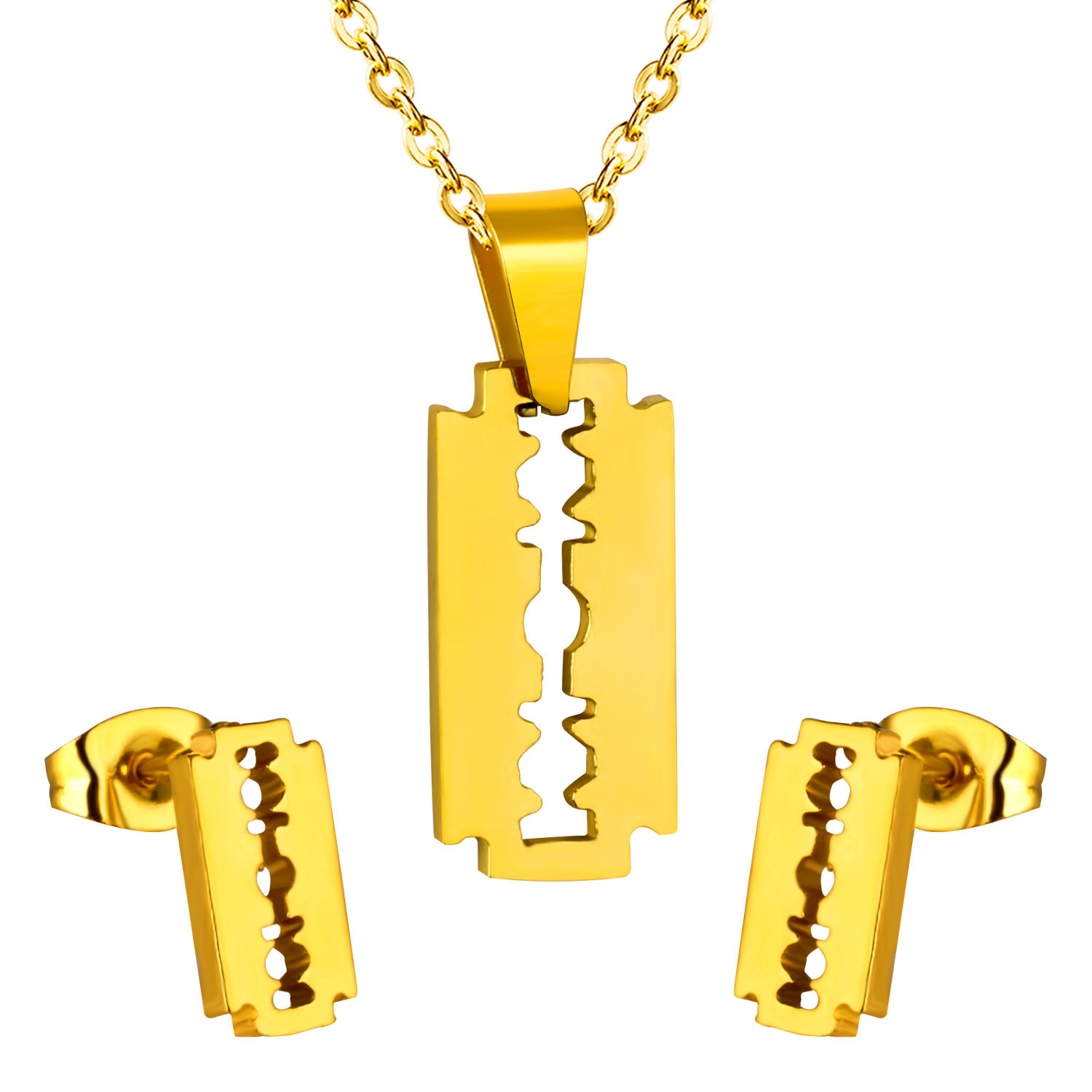 LUXUKISSKIDS New Arrival Gold Hip-hop Dubai African Jewelry Sets Stainless Steel Jewellery Sets For Women Girls, As pic
LUXUKISSKIDS New Arrival Gold Hip-hop Dubai African Jewelry Sets Stainless Steel Jewellery Sets For Women Girls, As pic