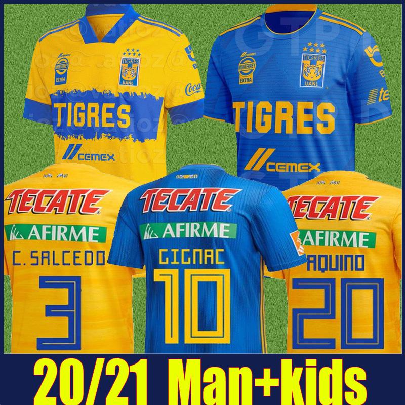 2020 Mexico UANL Tigres Soccer Jersey 7 Stars C.SALCEDO GIGNAC VARGAS PIZARRO football jersey Kids kit Camiseta de Tigres UANL 20/21 Liga MX, Patch
2020 Mexico UANL Tigres Soccer Jersey 7 Stars C.SALCEDO GIGNAC VARGAS PIZARRO football jersey Kids kit Camiseta de Tigres UANL 20/21 Liga MX, Patch
