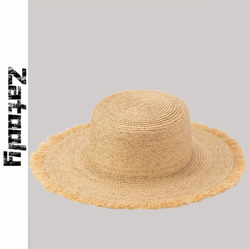 2020 Summer Simplicity Light plate Burrs Lafite Flat roof Straw Hat Ladies Cap Fashionable Handmade Casual Sun Hats for Women, As shown
2020 Summer Simplicity Light plate Burrs Lafite Flat roof Straw Hat Ladies Cap Fashionable Handmade Casual Sun Hats for Women, As shown