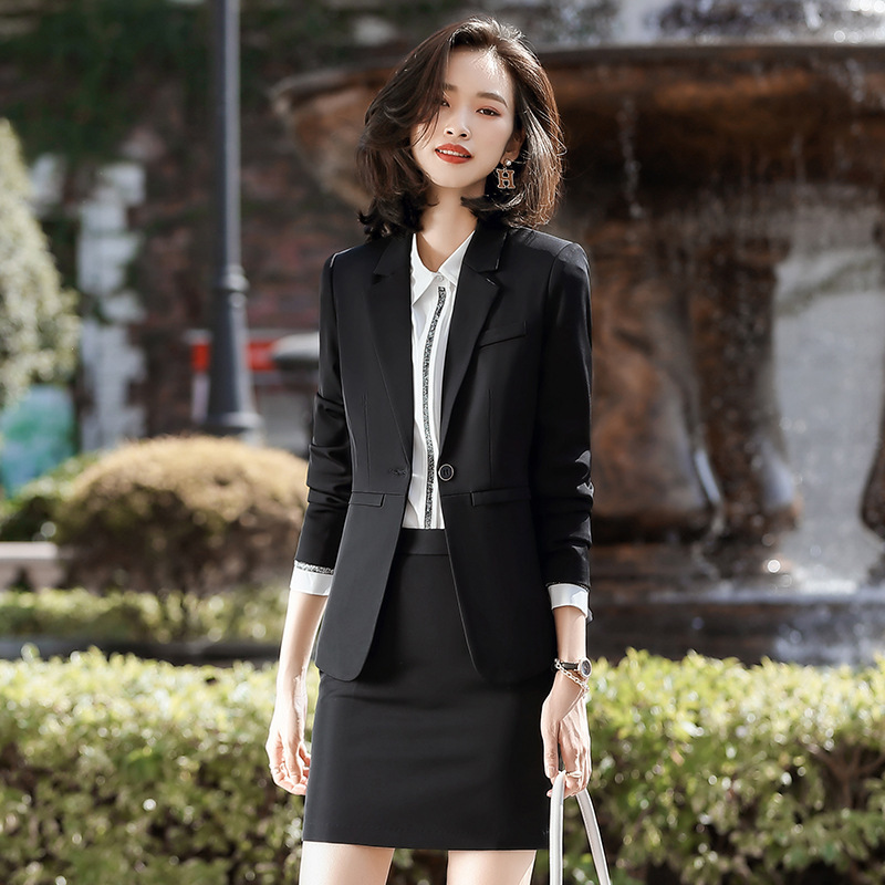 Spring and autumn women' professional wear casual suit pants Fashionable lady blazer jacket Elegant Slim Skirt Interview Outfit, Grey skirt
Spring and autumn women' professional wear casual suit pants Fashionable lady blazer jacket Elegant Slim Skirt Interview Outfit, Grey skirt