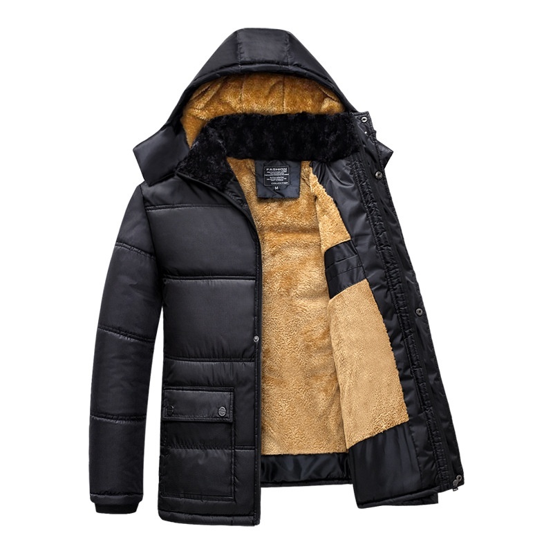 Casual Winter Jacket Men -20 Degree Thicken Warm Parkas Hooded Coat Fleece Men' Jackets Outwear Jaqueta Masculina Drop Shipping, Wish123 black
Casual Winter Jacket Men -20 Degree Thicken Warm Parkas Hooded Coat Fleece Men' Jackets Outwear Jaqueta Masculina Drop Shipping, Wish123 black