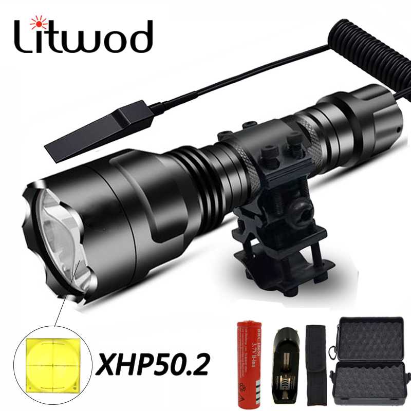Flashlights Torches XHP50.2 LED Tactical Powerful Xlamp Waterproof T6/L2 Torch Scout Lanterna Hunting Light 5 Modes By 1*18650 Battery
Flashlights Torches XHP50.2 LED Tactical Powerful Xlamp Waterproof T6/L2 Torch Scout Lanterna Hunting Light 5 Modes By 1*18650 Battery