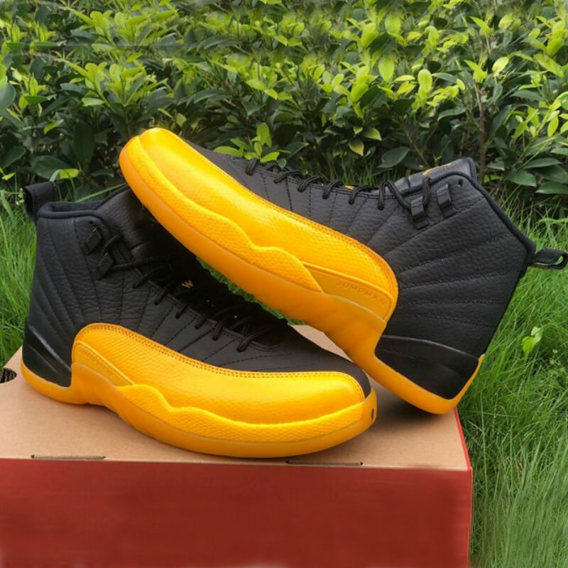 2020 new 12 University Gold black yellow shoes for sale Game Ball football Basketball shoe store U7-US11
2020 new 12 University Gold black yellow shoes for sale Game Ball football Basketball shoe store U7-US11