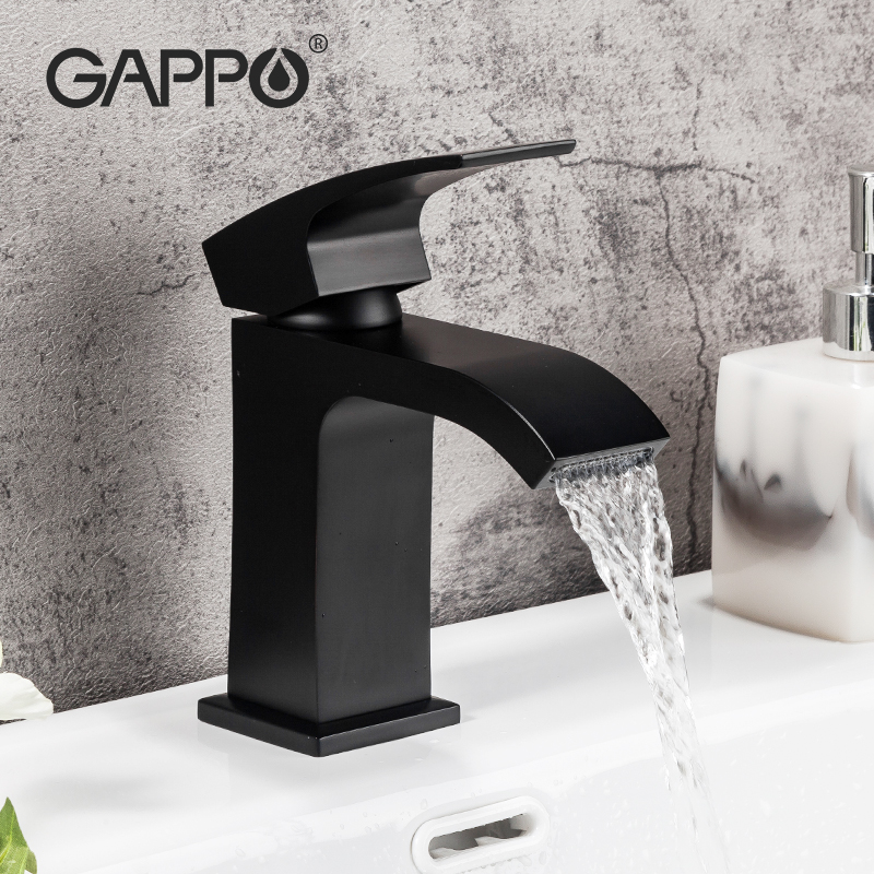 Gappo Black Faucet mixer bathroom torneiras Waterfall Basin Faucets bathroom cold hot water brass mixers single handle faucet
Gappo Black Faucet mixer bathroom torneiras Waterfall Basin Faucets bathroom cold hot water brass mixers single handle faucet