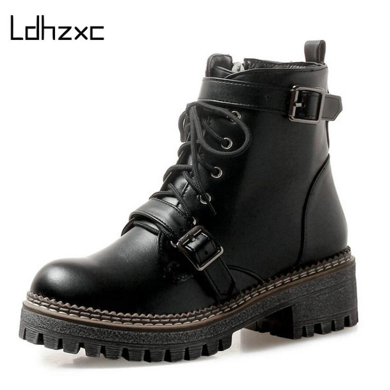 LDHZXC 2020 fashion Women Ankle Boots Winter Shoes Platform All Match Zipper Square Heel Women Shoes winter Boots Big Size 34-43, Black
LDHZXC 2020 fashion Women Ankle Boots Winter Shoes Platform All Match Zipper Square Heel Women Shoes winter Boots Big Size 34-43, Black