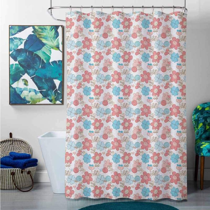 Shower Curtains Black and White for Bathroom Doodle,Pastel Colored Hearts and Flowers Abstract Illustration of Nature Blooms
Shower Curtains Black and White for Bathroom Doodle,Pastel Colored Hearts and Flowers Abstract Illustration of Nature Blooms
