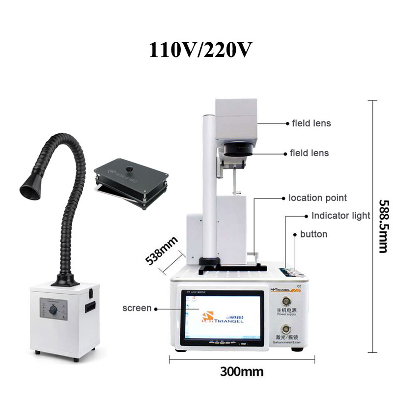 New M-triangel DIY printer CNC Laser Cutting For 11 Xs Xsmax X Back Glass Remover Lcd Frame Repair Laser Separate Machine
New M-triangel DIY printer CNC Laser Cutting For 11 Xs Xsmax X Back Glass Remover Lcd Frame Repair Laser Separate Machine