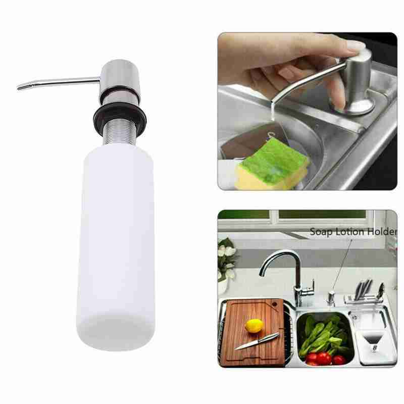 300ml Kitchen Bathroom Sink Soap Lotion Dispenser Soap Bathroom Dispenser Tool ABS Bottle Home Improvement Lotion
300ml Kitchen Bathroom Sink Soap Lotion Dispenser Soap Bathroom Dispenser Tool ABS Bottle Home Improvement Lotion